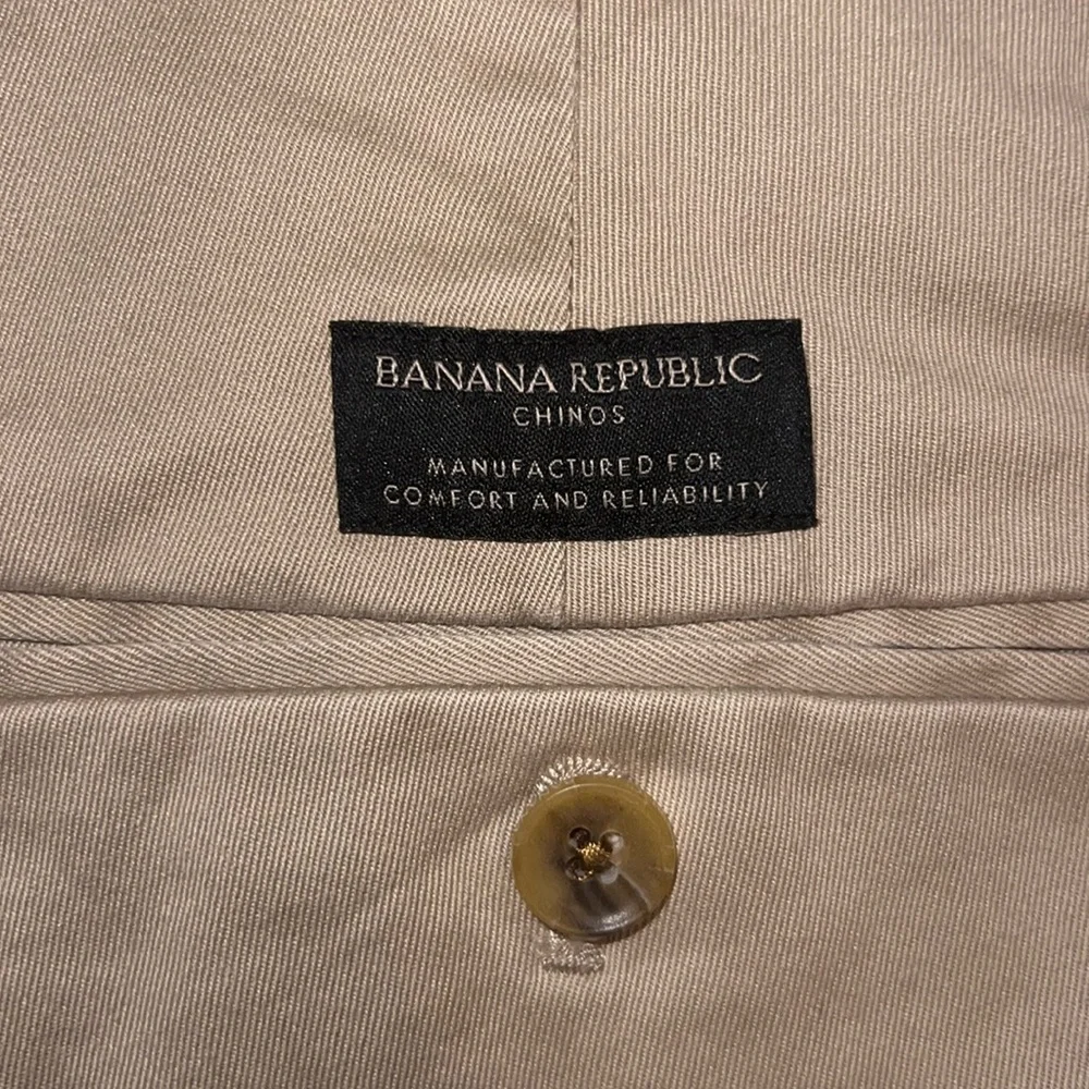 Banana Republic Aiden Chino Khaki Pants 32x29 - Picture 12 of 14